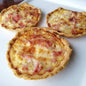 Mini quiche jamón queso (15 unidades)